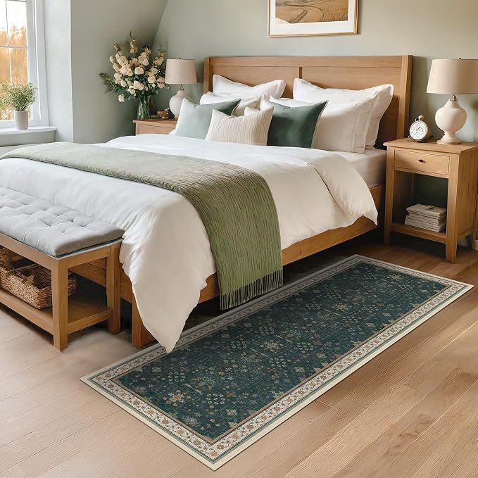 Dark Green 2x6 Kitchen Rug - Image 6