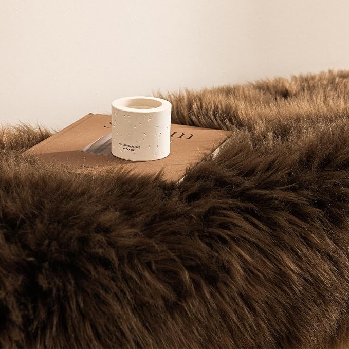 Ashler Faux Fur Rug, Fluffy Shaggy Area Rug Ultra Soft 2.3 x 3.3 Feet Sheepskin - Image 6