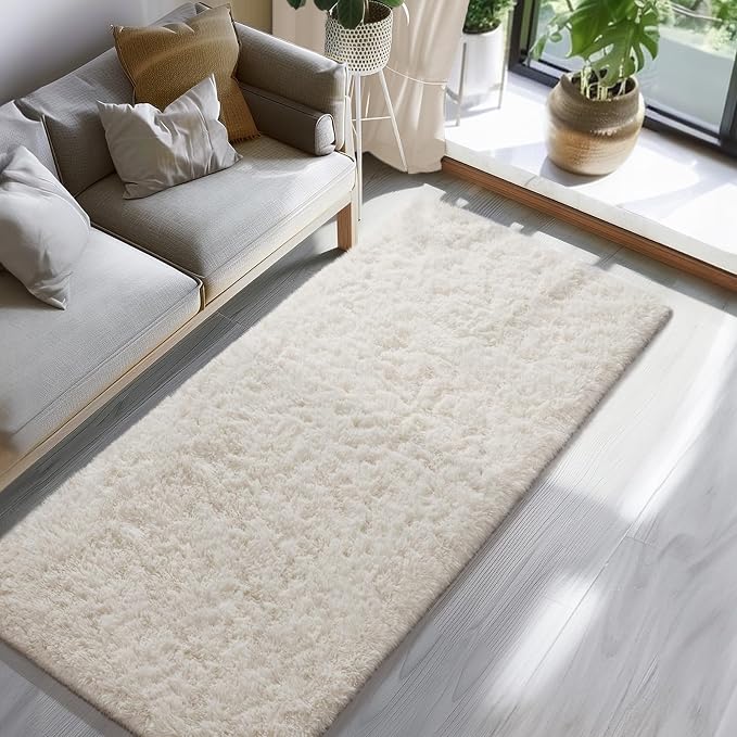 Ophanie Runner Rug for Hallway, 3x8 Washable Non-Slip Fluffy Soft Bedside Rugs - Image 6