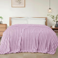 Exclusivo Mezcla Striped Queen Size Fleece Blanket by ExclusivoMezcla