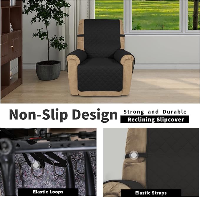 Easy-Going Reversible Couch Cover, Recliner 22 in, Water Resistant Furniture Mat - Image 3
