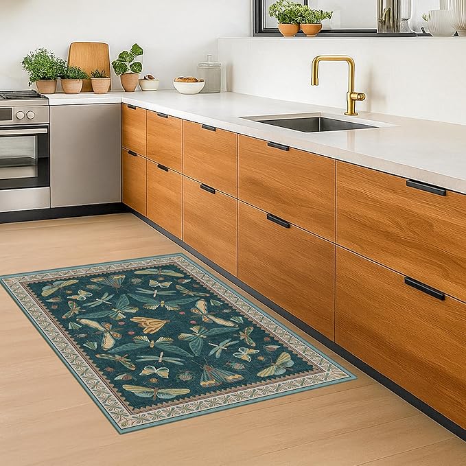 Emerald Green Entry Rugs for Inside House - Image 3