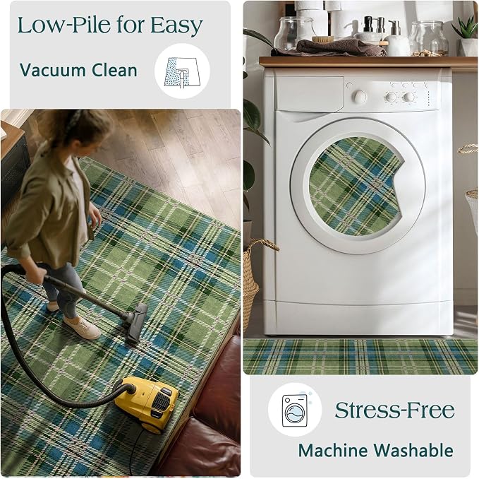 Plaid Outdoor Rug - Image 8