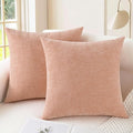 CaliTime Decorative Couch Throw Pillow Covers 22 X 22 Inches Dusty Pink | Pack by CaliTime