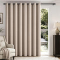 MIULEE Extra Wide 100% Blackout Linen Curtains by MIULEE