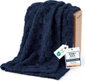 Bedsure GentleSoft Navy Throw Blanket by Unknown