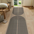 Lahome Modern Rainbow 2x8 Runner Rug, Washable Hallway Kitchen Runner Rugs by Lahome