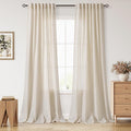 Modern Farmhouse Decor Curtains 96 Inches Long by Nanspring