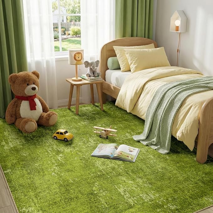 RELEANY Washable 6'x9' Abstract Area Rug - Image 4
