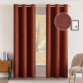 MIULEE 100% Blackout Linen Curtains by MIULEE