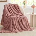 BEDELITE Dusty Pink Throw Blanket by BEDELITE