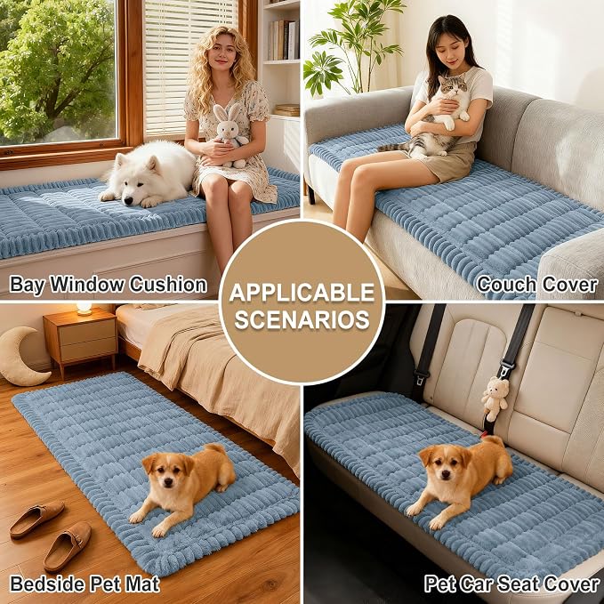 Couch Cover for Dogs, Washable Non Slip Plush Flannel Sofa Protector | Thick - Image 4