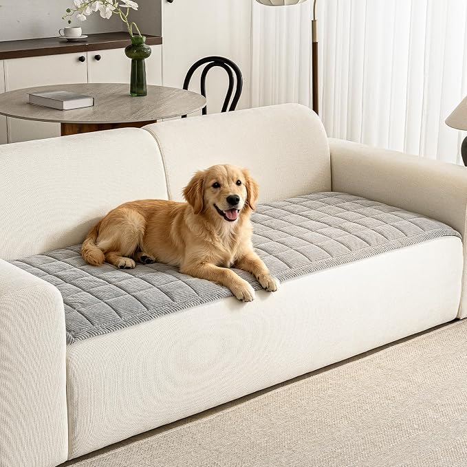 Couch Covers for Dogs Washable, 27.6"x59.1" Non Slip Couch Covers for Loveseat by PJLZJFBY
