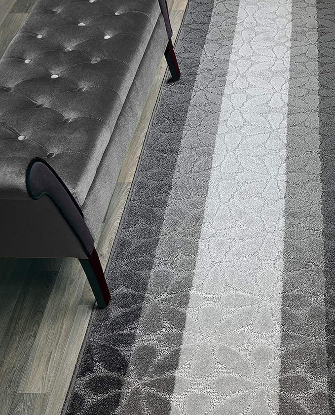 25 Ft Gray Extra Long Hallway Runner Rug, Non Slip Washable, Pet Friendly | by ORFAHOME