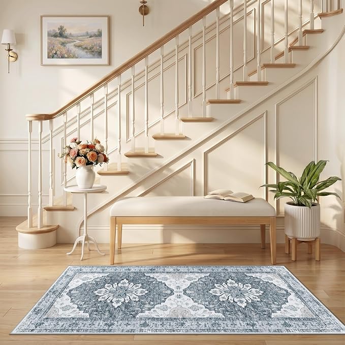 RELEANY Washable Area Rug, Runner 2'6"x5', Water Repellent, Pet Friendly - Image 2