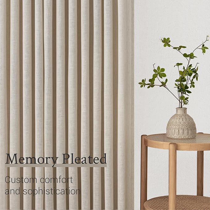 Pinch Pleated 78 Inch Curtains 2 Panels - Image 4