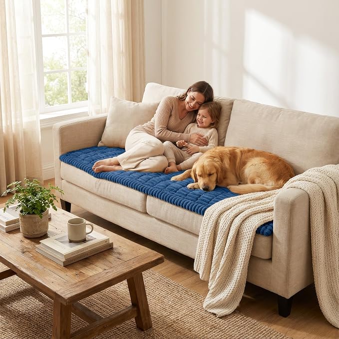 Smiry Couch Cover for Dogs, Non Slip Washable Sofa Protector for Pets | Soft - Image 6