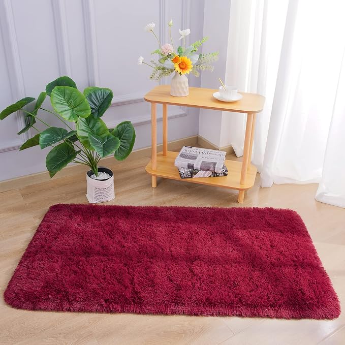 Chicrug Soft Runner Rug for Bedroom Living Room Plush Fluffy Rug 2x4 | Shag - Image 2