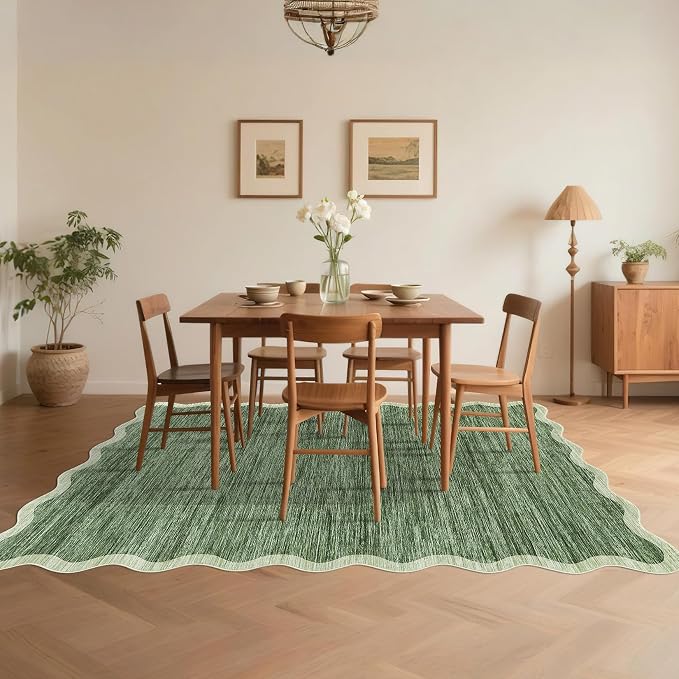 GarveeHome Scalloped Large 10x13 Rug - Image 9