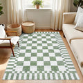 GarveeHome Checkered Rug 3x5 Area Rugs by GarveeHome