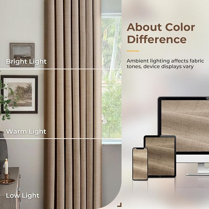 INOVADAY 100% Blackout Curtains - Image 8