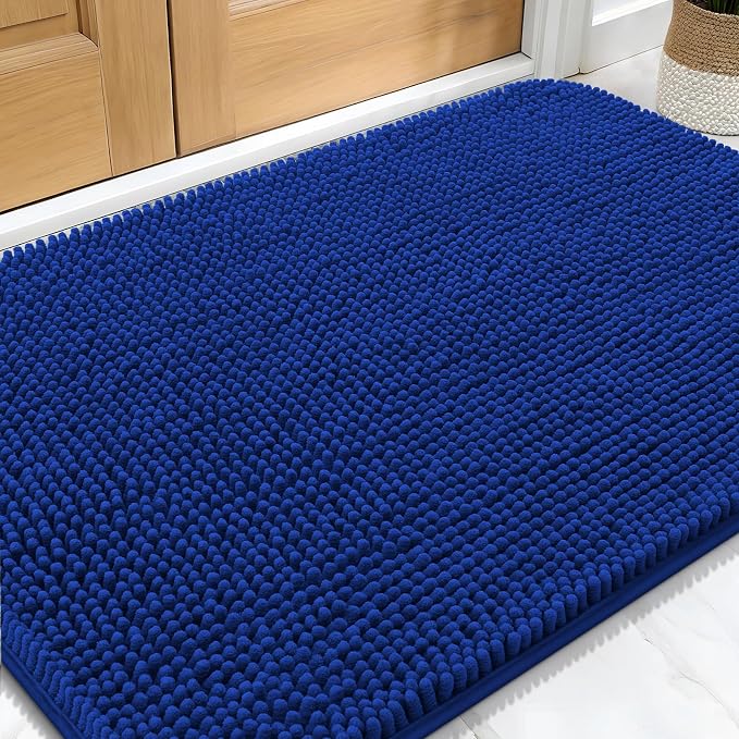 OLANLY Dog Door Mat for Muddy Paws 32x20, Super Absorbent Chenille Mud Mat | by OLANLY