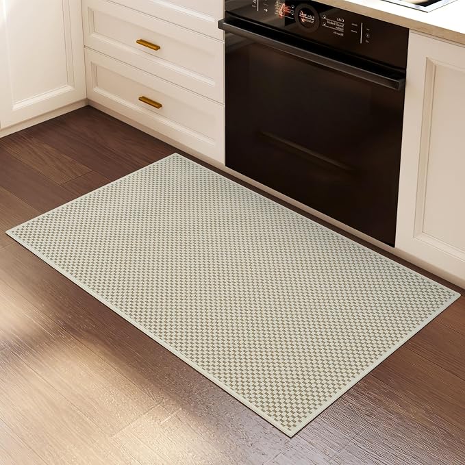 Indoor Front Door Mat Entryway Rug Non Slip Washable Beige 2x3 ft | Front Entry - Image 2