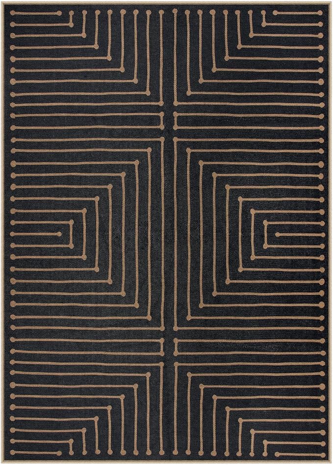 Lahome Neutral Outdoor Rug 5x7 - Image 8