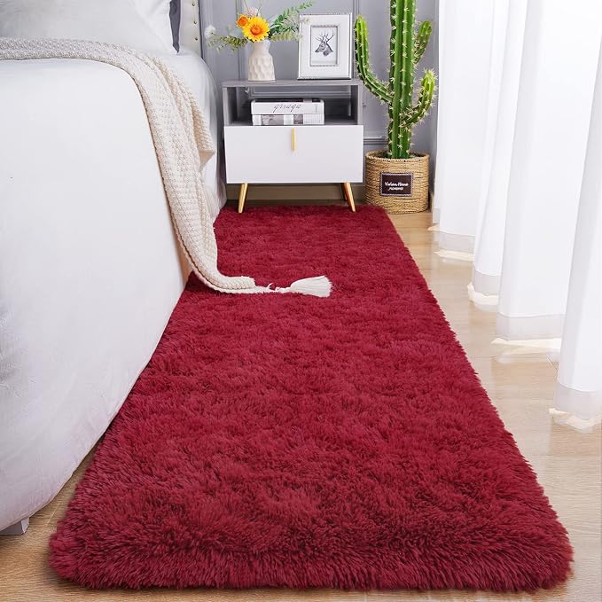 Chicrug Soft Runner Rug for Bedroom Living Room Plush Fluffy Rugs 2x6 | Shag by ChicrugHomeDecor