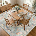 RELEANY Washable Area Rug, Square 7'x7', Water Repellent, Pet Friendly by RELEANY