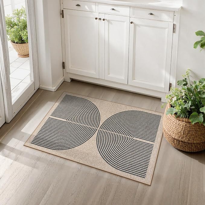 Lahome Rainbow Easy Jute Welcome Mat - Image 7