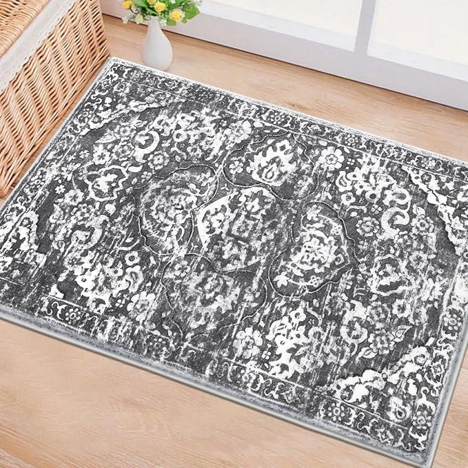 HEBE Indoor Door Mat 2'x3', Washable Welcome Mat - Image 6