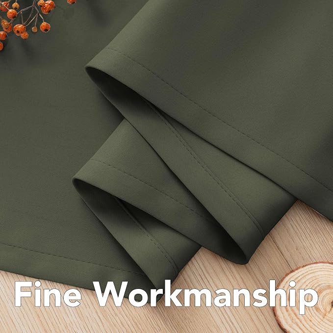 H.VERSAILTEX Blackout Window Curtain Panels Thermal Insulated Room Darkening - Image 6