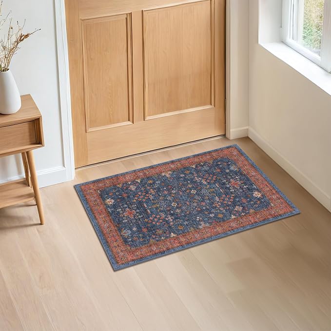 Washable 2x3 Entry Rug Front Door Indoor, Farmhouse Small Area Rugs - Image 8