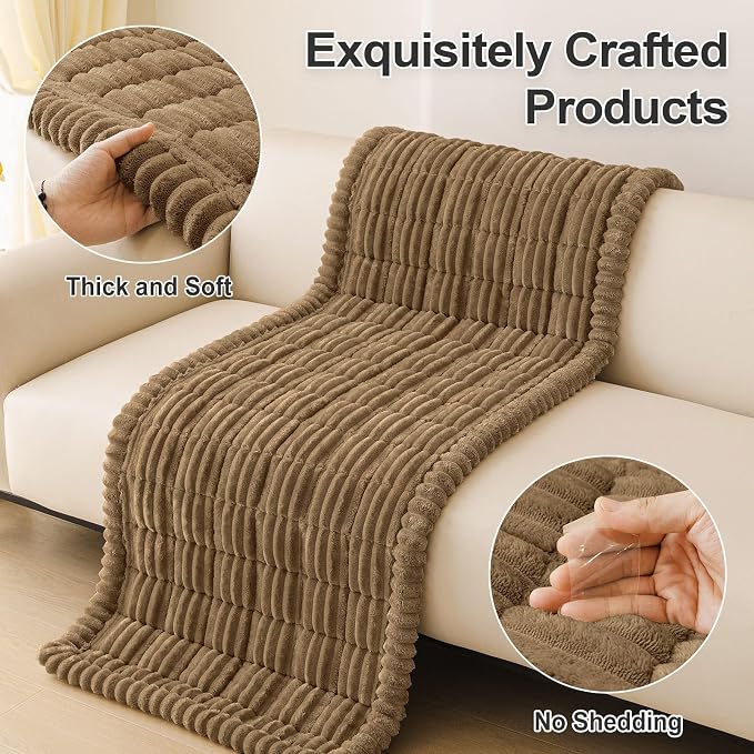 Couch Cover for Dogs, Washable Non Slip Plush Flannel Sofa Protector | Thick - Image 8
