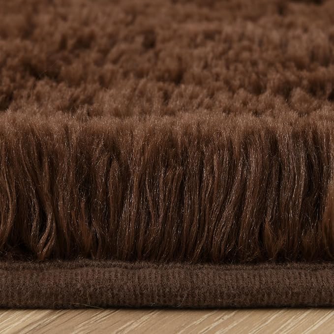Chicrug Soft Runner Rug for Bedroom Living Room Plush Fluffy Rug 2x8 | Shag - Image 8