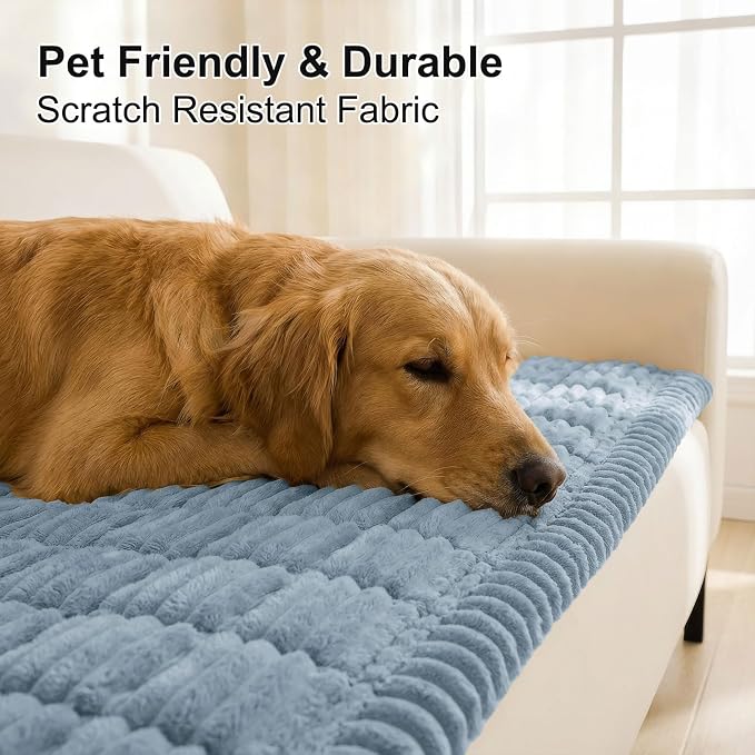 Smiry Couch Cover for Dogs, Non Slip Washable Sofa Protector for Pets | Soft - Image 4