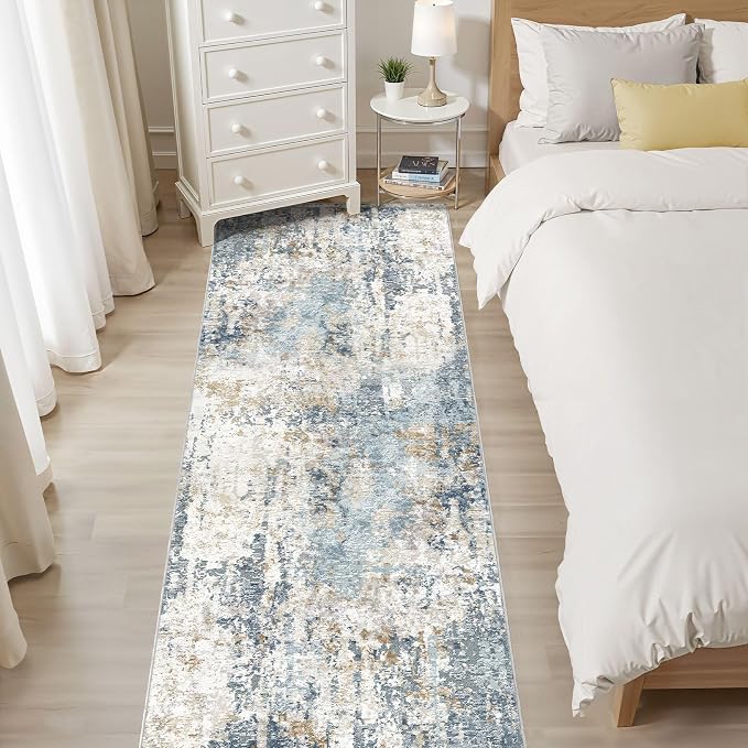 LOONGRUG Runner Rug 3x10 Washable Non-Slip Kitchen Neutral Modern Rug | - Image 6