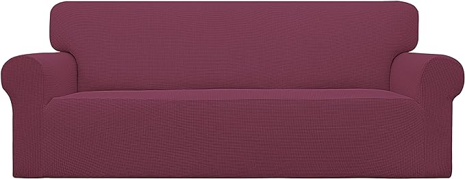 Easy-Going Stretch Oversized Sofa Couch Slipcover Washable ASH Rose | 1-Piece by Easy-Going