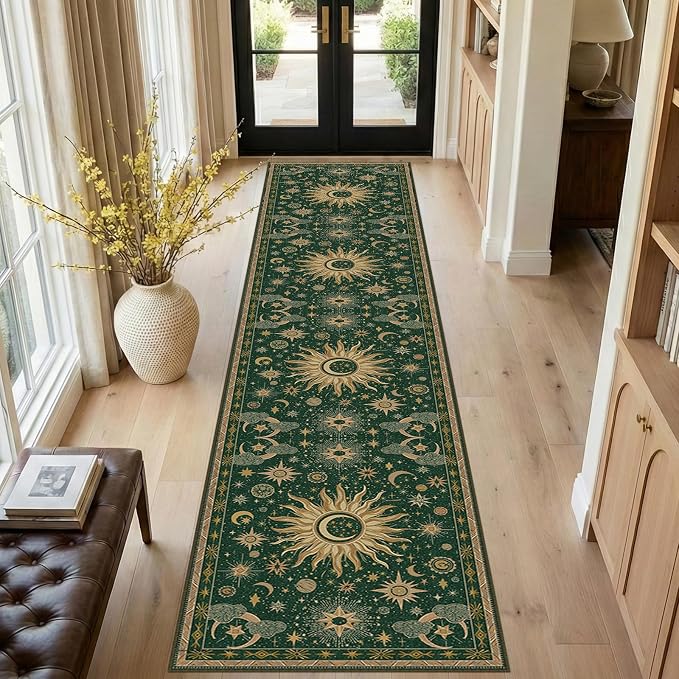 Vacuum-Friendly, 2x10 Washable Area Rug - Image 2