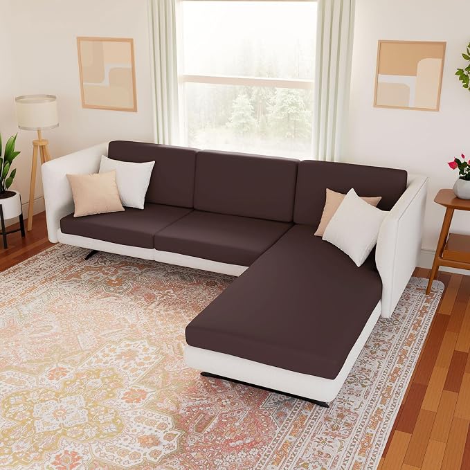 Waterproof Couch Cushion Covers, Stretch Sofa Seat Slipcovers | Stretch Fabric - Image 8