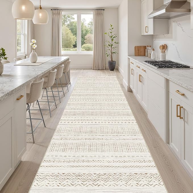 cotiled Hallway 2.6x8 Runner Rugs Washable Boho Moroccan Soft Rug | Solve - Image 7