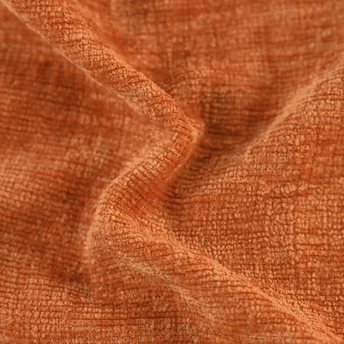 CaliTime Fall Decorative Throw Pillow Covers 24 X 24 Inches Burnt Orange | Pack - Image 2