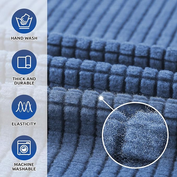 Stretch Chair Sofa Slipcover, Single Couch Cover, Riverside | 1-Piece Washable - Image 3