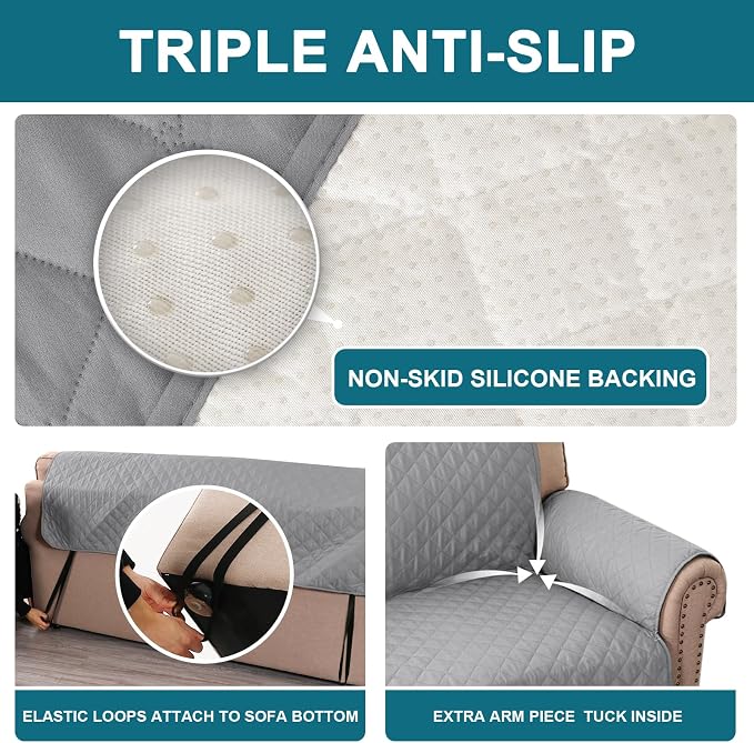 Turquoize 100% Waterproof Couch Cover Sofa Covers - Image 4