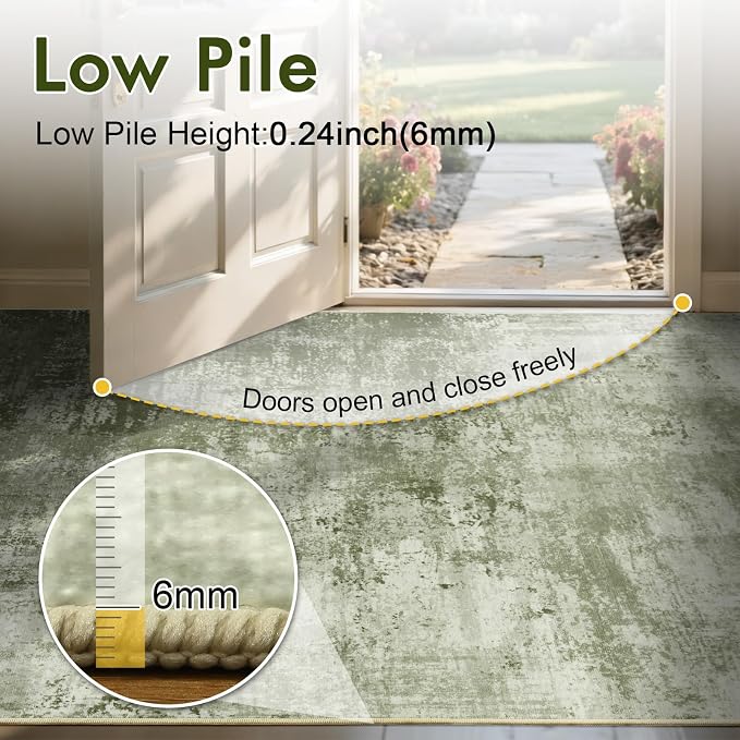 8x10 Ft Large Area Rugs for Living Room, Soft Non-Slip Washable Rugs Modern - Image 7