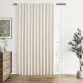 Extra Wide 100% Blackout Linen Curtains by Guken