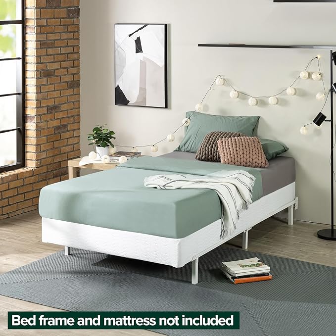 ZINUS 7 Inch Twin XL Metal Smart Box Spring with Quick Assembly, Mattress Foundation, Strong Metal Frame, Easy Assembly