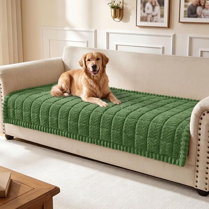 Smiry Couch Cover for Dogs, Non Slip Fuzzy Pet Sofa Covers Washable | Sofa by Smiry