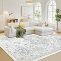 8x10 Washable Area Rugs for Living Room, Dining Room | Ultra Soft Faux Wool by Srugn